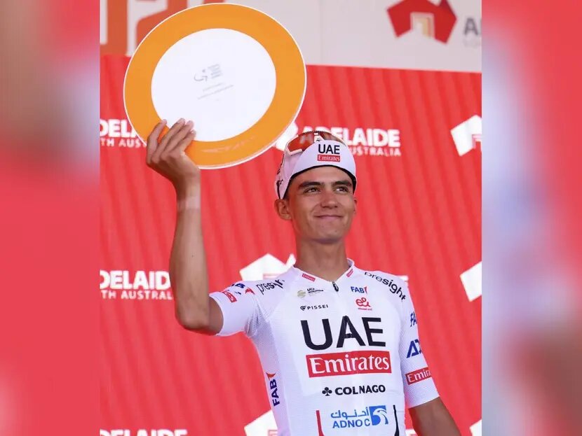 ¡Isaac del Toro hace historia y sube al podio en Tour Down Under!