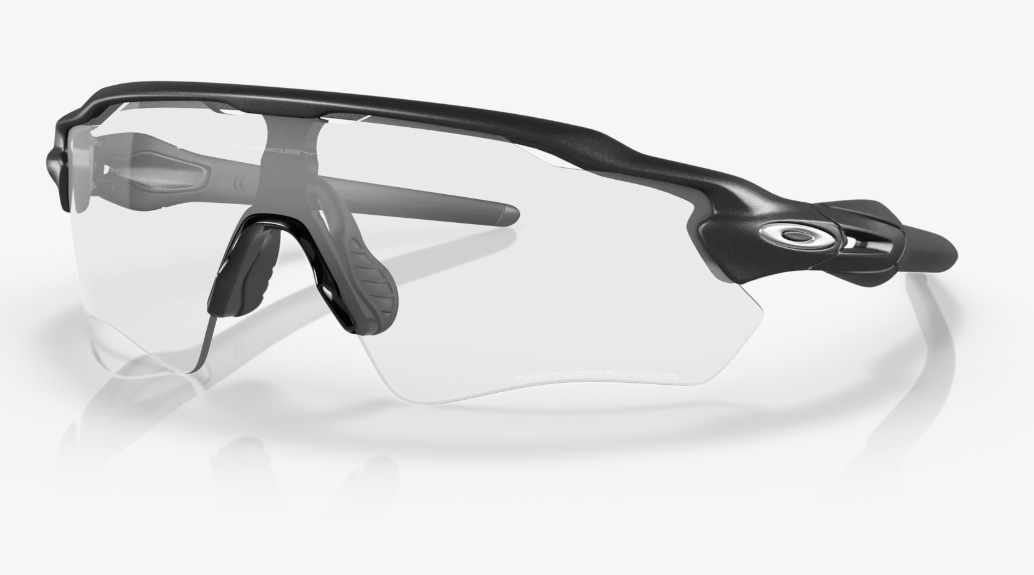 Oakley Radar Ev Path Clear To Black Iridium Photochromic Steel