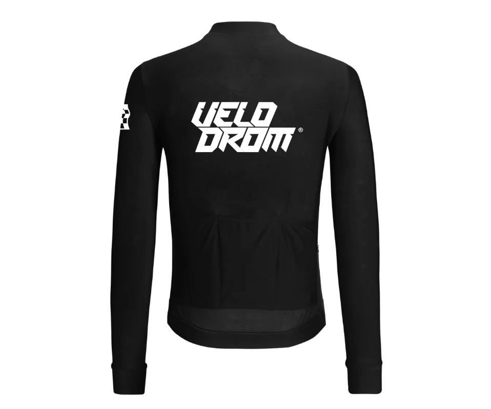 Maillot térmico de manga larga VELODROM RaceDay AW24 - Negro