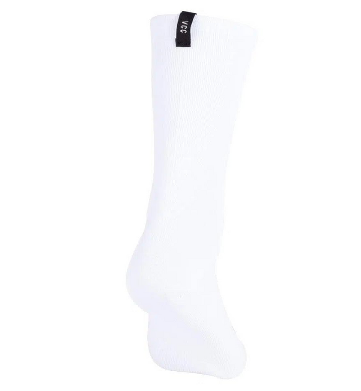 VELODROM VCC Winter Cycling Socks - White